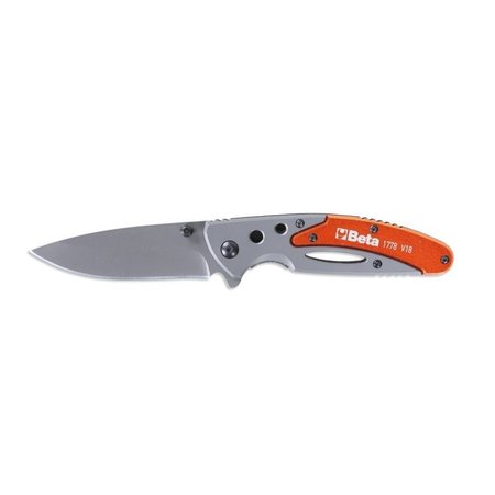 BETA Folding knife, Aluminium handle, Blade Length 85mm 017780018
